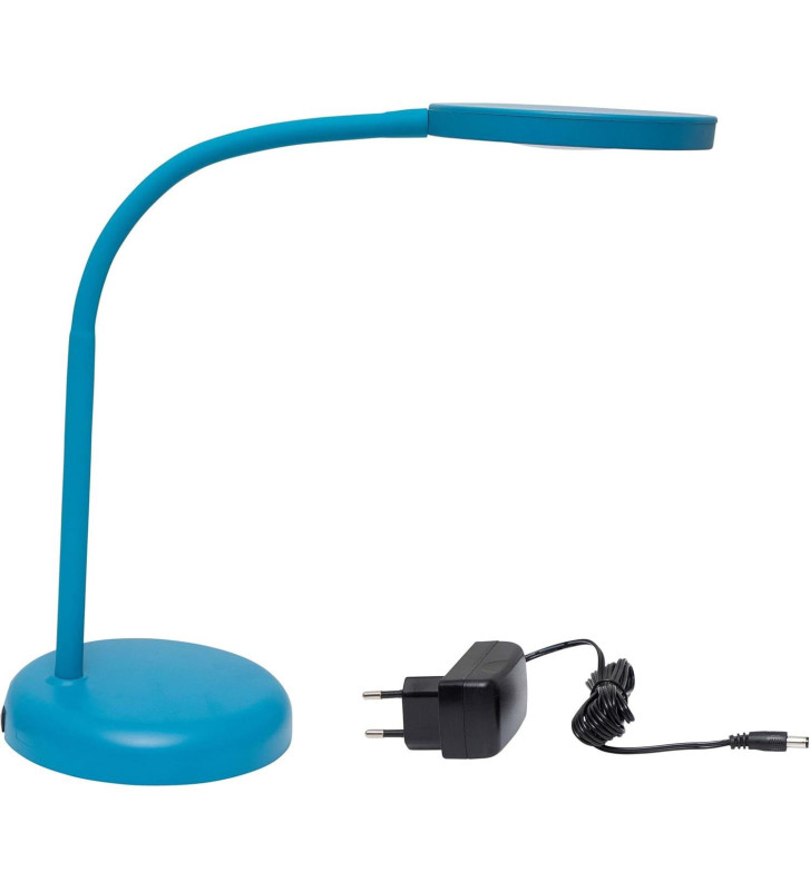 Lampe de bureau à LED MAULjoy sur Socle Atlantic blue