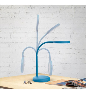 Lampe de bureau à LED MAULjoy sur Socle Atlantic blue