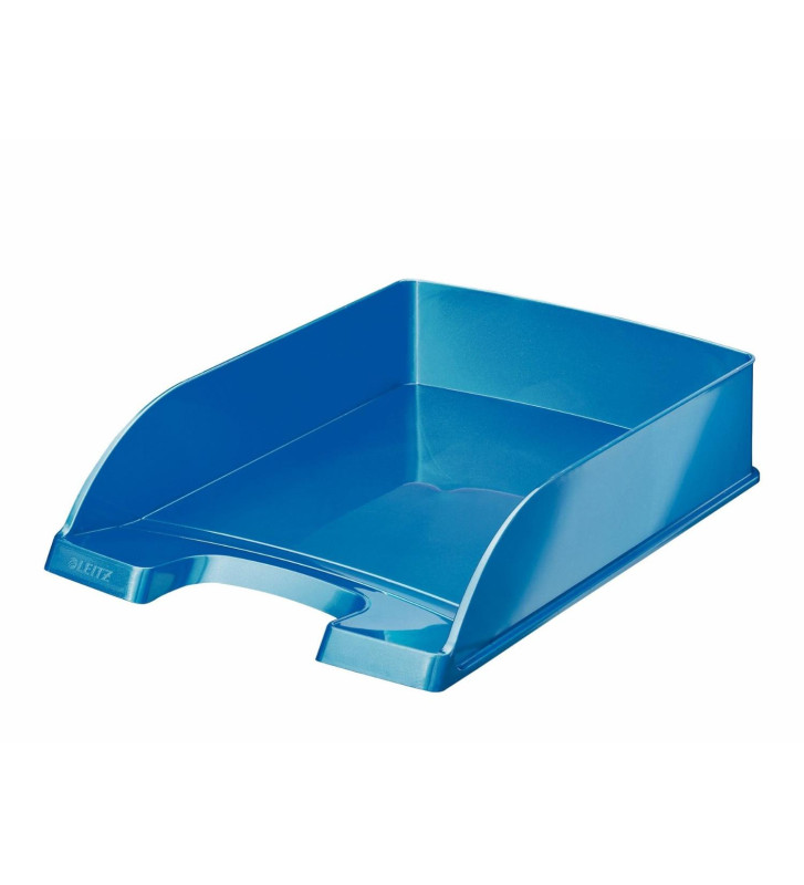Corbeille à Courrier Plus WOW A4 Polystyrène Superposable Bleu