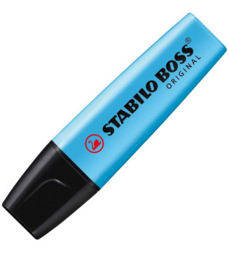 Surligneur BOSS ORIGINAL Rechargeable Pointe Biseautée 2-5 mm  - Bleu
