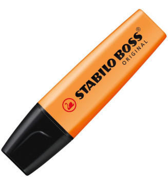 Surligneur BOSS ORIGINAL Rechargeable Pointe Biseautée 2-5 mm  - Orange