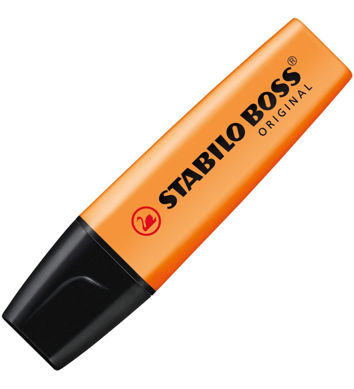 Surligneur BOSS ORIGINAL Rechargeable Pointe Biseautée 2-5 mm  - Orange