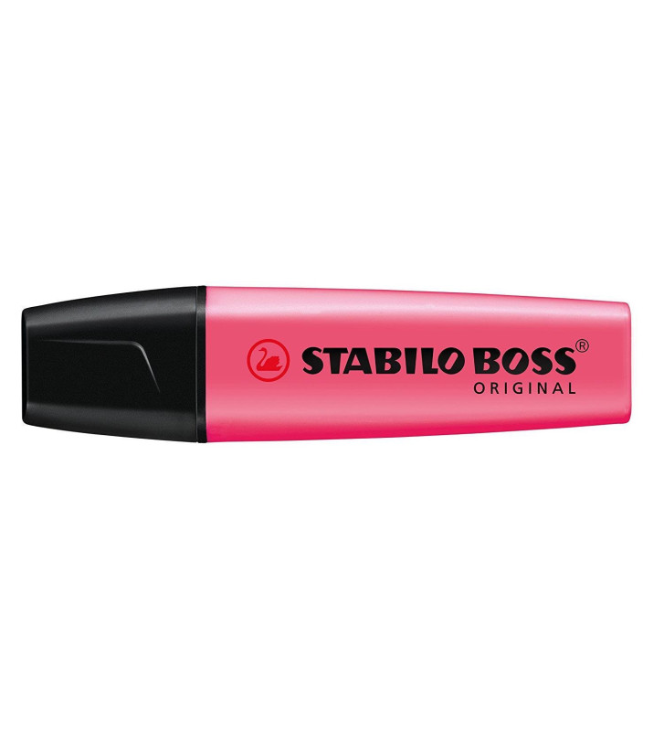 Surligneur BOSS ORIGINAL Rechargeable Pointe Biseautée 2-5 mm - rose