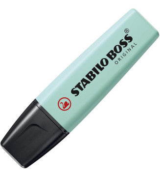 Blister 1 surligneur STABILO BOSS ORIGINAL Pastel - touche de turquoise