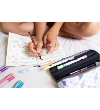 Etui 3 Surligneurs FLUO'PEPS PEN DUO Pastel