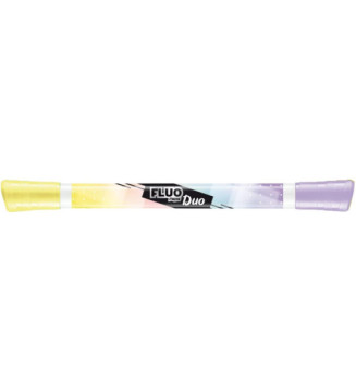 Etui 3 Surligneurs FLUO'PEPS PEN DUO Pastel