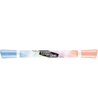 Etui 3 Surligneurs FLUO'PEPS PEN DUO Pastel