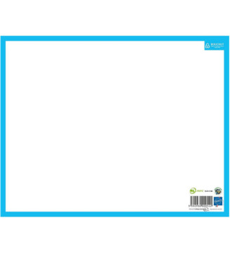 Ardoise rigide effaçable à sec Seyes et unie 21 x 26,5 cm