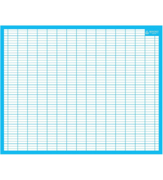 Ardoise rigide effaçable à sec Seyes et unie 21 x 26,5 cm