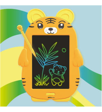 Ardoise LCD en forme de tigre, ultralégère, pour dessiner et effacer facilement
