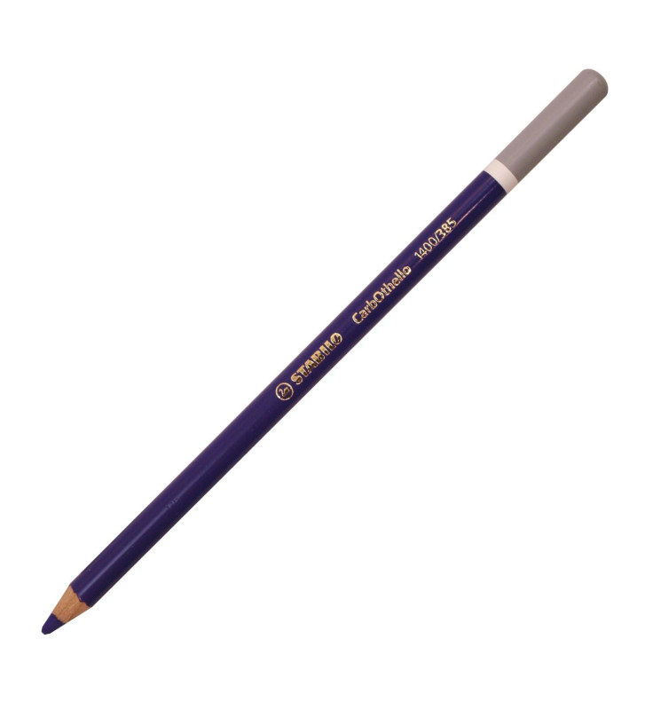 Lot de 12 Crayons de couleur Fusain Pastel CarbOthello Violet foncé