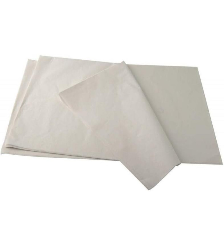 Pack 26 Feuilles Papier de Soie (L)500 x (H)700 mm Blanc