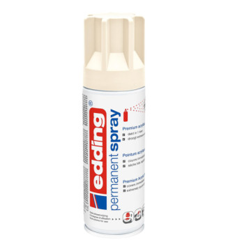 Spray Peinture Acrylique Permanent 5200 Ivoire Clair Mat