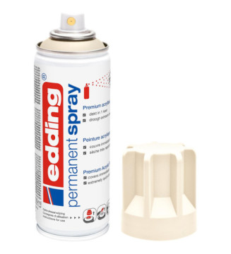 Spray Peinture Acrylique Permanent 5200 Ivoire Clair Mat