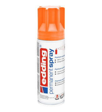 Spray 200ml Peinture Permanent 5200 Orange Fluorescent Mat