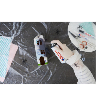 Spray 200ml Peinture Permanent 5200 Orange Fluorescent Mat
