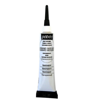 Tube CERNE RELIEF 20ml peinture base eau Transparent