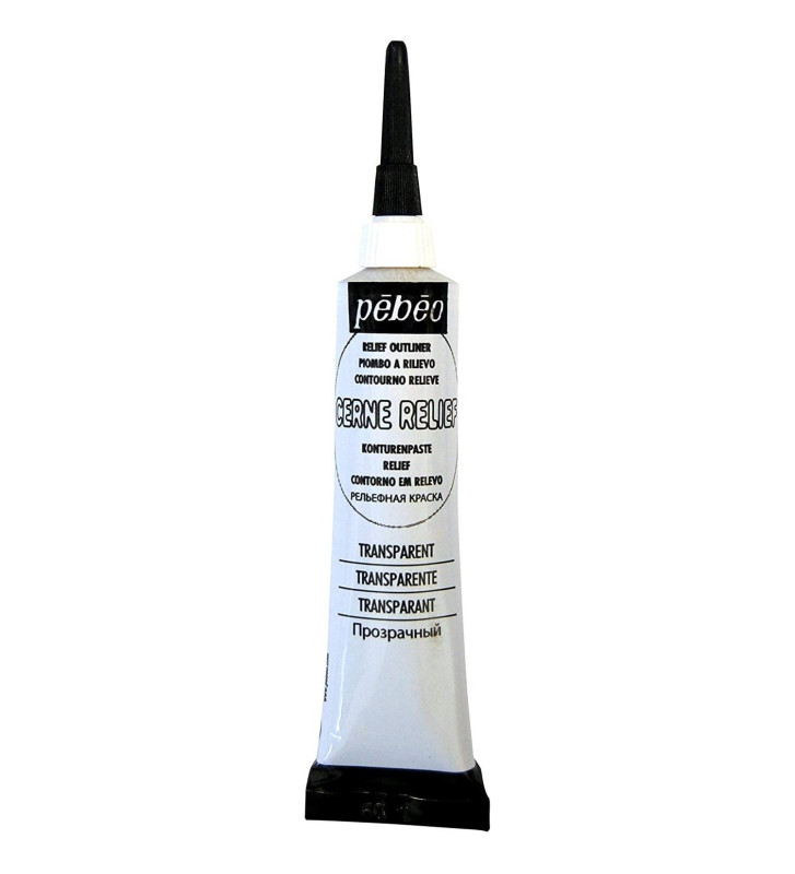 Tube CERNE RELIEF 20ml peinture base eau Transparent