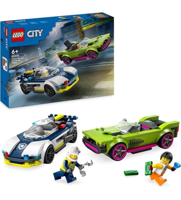 City 60415 La Course-Poursuite Entre la Voiture de Police et la Super Voiture