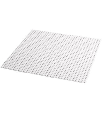 Classic 11026 Plaque de construction blanche 32 Plots 25x25cm