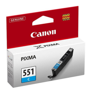 Cartouche jet d'encre Originale Pixma CLI-551C Cyan 7ml