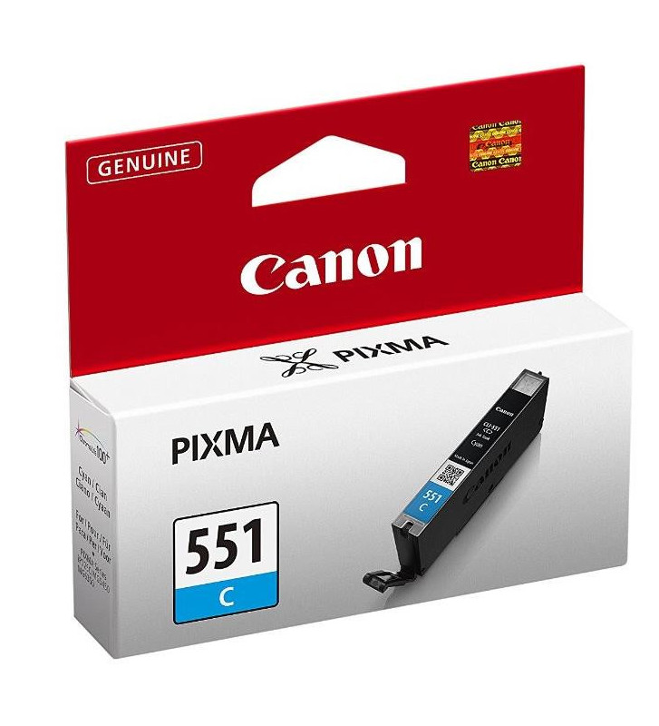Cartouche jet d'encre Originale Pixma CLI-551C Cyan 7ml