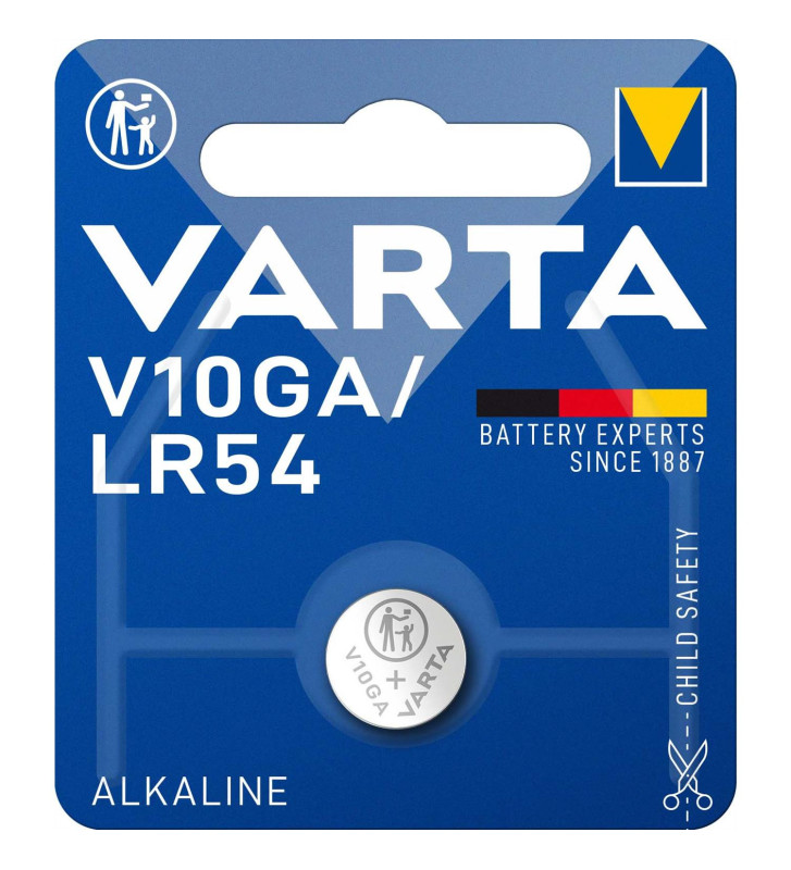 Pile bouton alcaline Electronics V10GA LR54 1,5 Volt