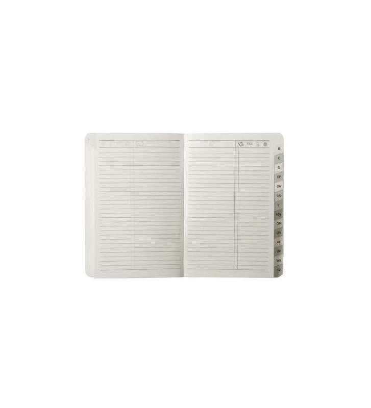 Répertoire adresse pour Agenda 16 x 24 cm Blanc 32 Pages Indexées