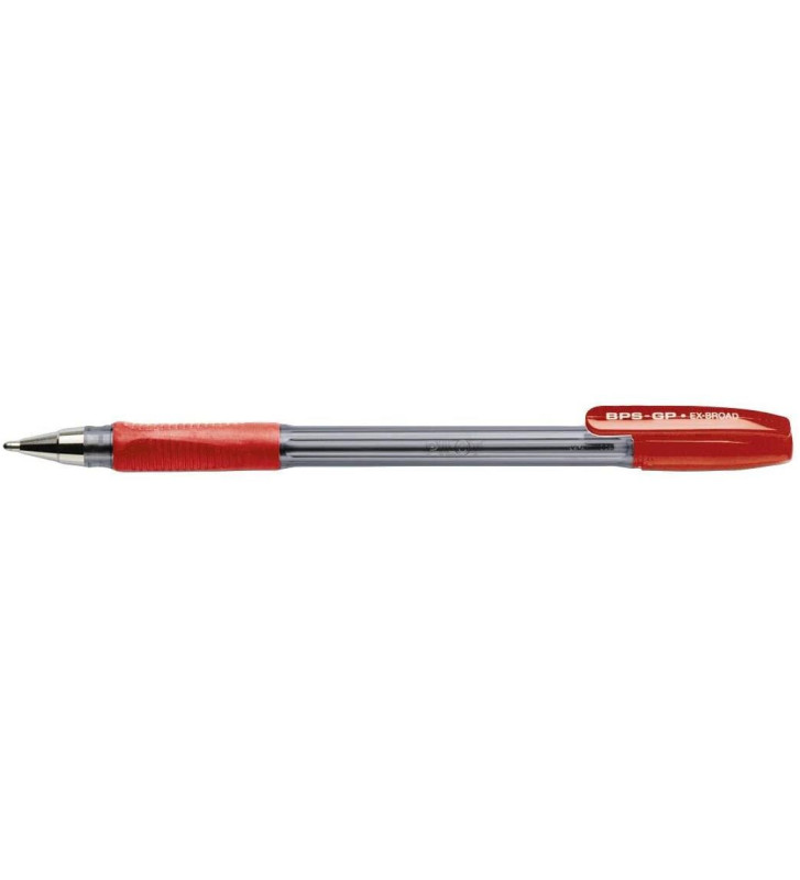 Stylo Bille BPS-GP à Capuchon Pointe Extra Large Rouge