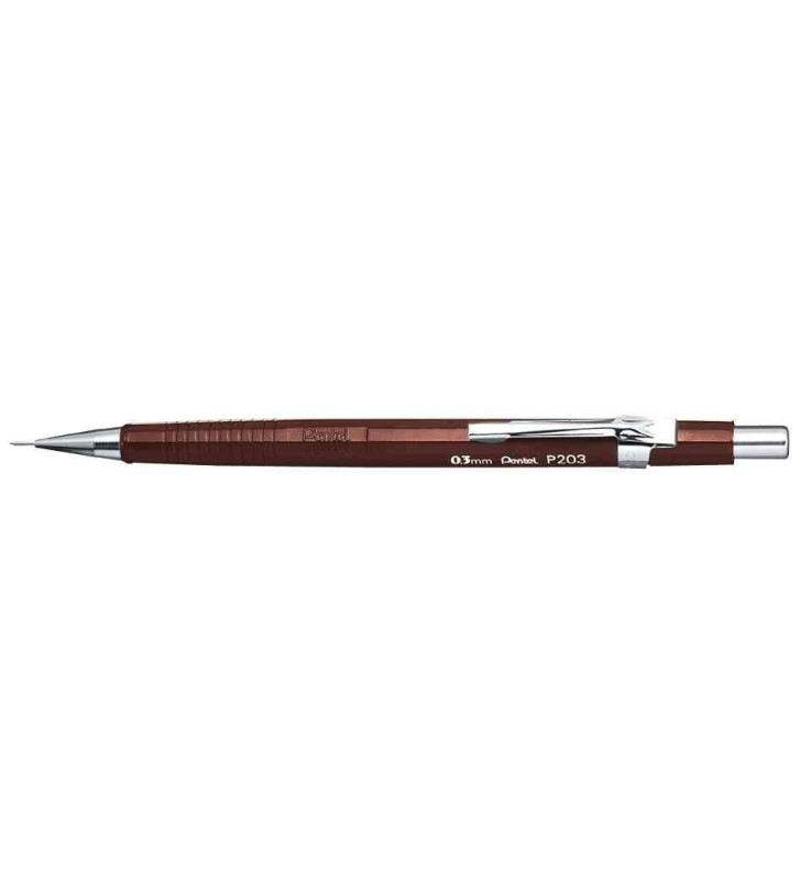 Portemines P203, marron, diamètre de mines: 0,3 mm