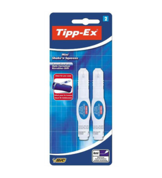 Blister de 2 Stylos Correcteur Mini Shake'n Squeeze