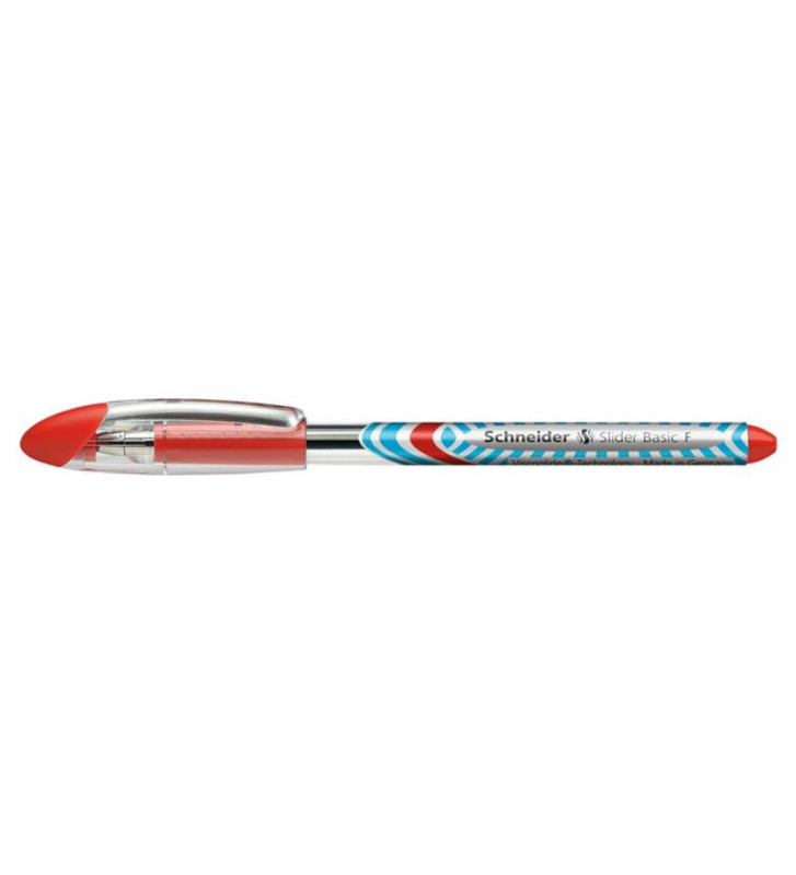 Stylo à bille Slider Basic Pointe Fine rouge