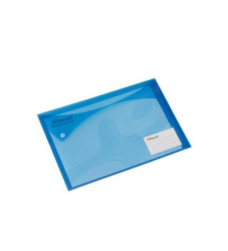 Lot de 5 pochettes à pression Active Xtra A4 bleu