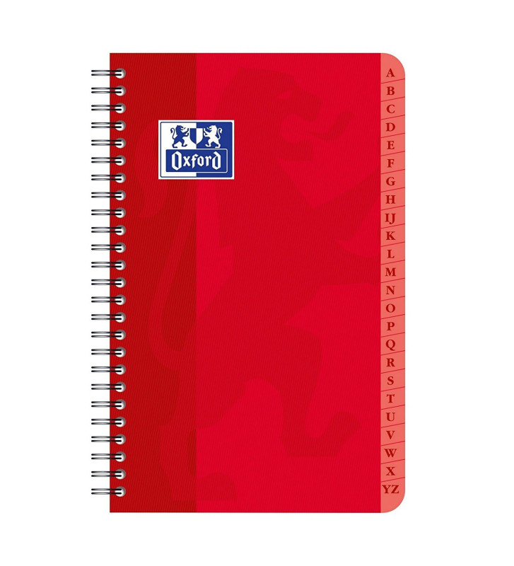 Carnet répertoire spirale 90 x 140 mm quadrillé 100 pages 90g