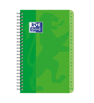 Carnet répertoire spirale 90 x 140 mm quadrillé 100 pages 90g