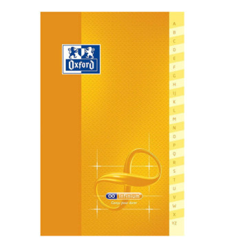 Carnet Répertoire Infinium 90 x 140 mm quadrillé 96 p 90g indéchirable