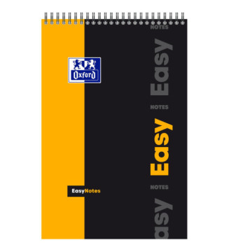Bloc Notes Spirale Easynotes lignée 7mm 160p 90g 21x31,5cm  coloris Aléatoire