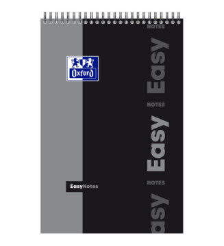 Bloc Notes Spirale Easynotes lignée 7mm 160p 90g 21x31,5cm  coloris Aléatoire