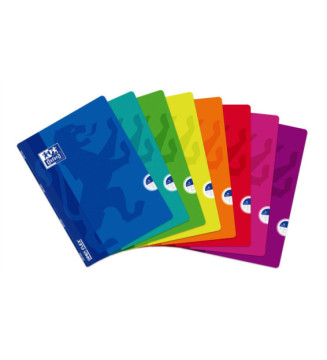 Cahier OPENFLEX agrafé 21 x 29.7 cm 96p grands carreaux 90g Coloris Aléatoire