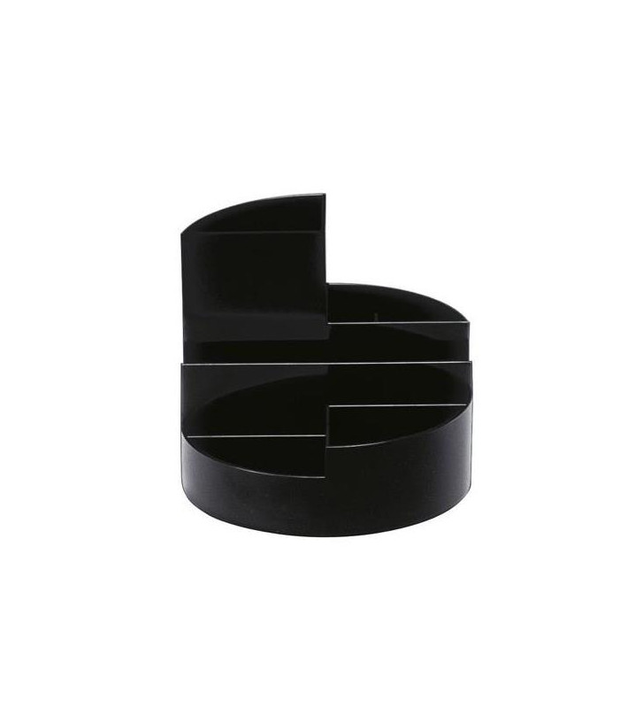Organisateur de bureau rundbox 6 compartiments Noir