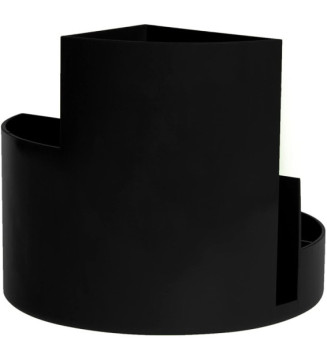 Organisateur de bureau rundbox 6 compartiments Noir