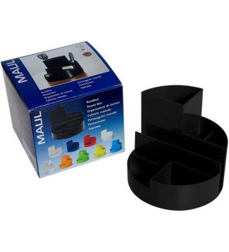 Organisateur de bureau rundbox 6 compartiments Noir