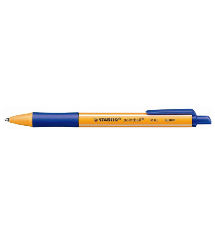 Stylo Bille Rétractable POINTBALL Tracé 0,5 mm Bleu