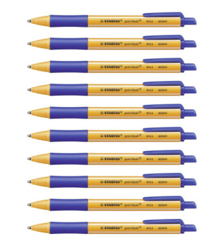 Stylo Bille Rétractable POINTBALL Tracé 0,5 mm Bleu