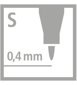 Feutre pour Transparent OHPen Permanent Pointe superfine Noir