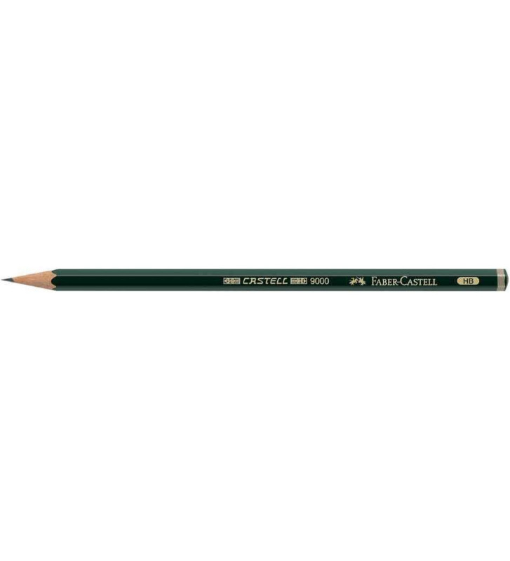 Crayon papier 9000 hexagonal mine 2mm 7B