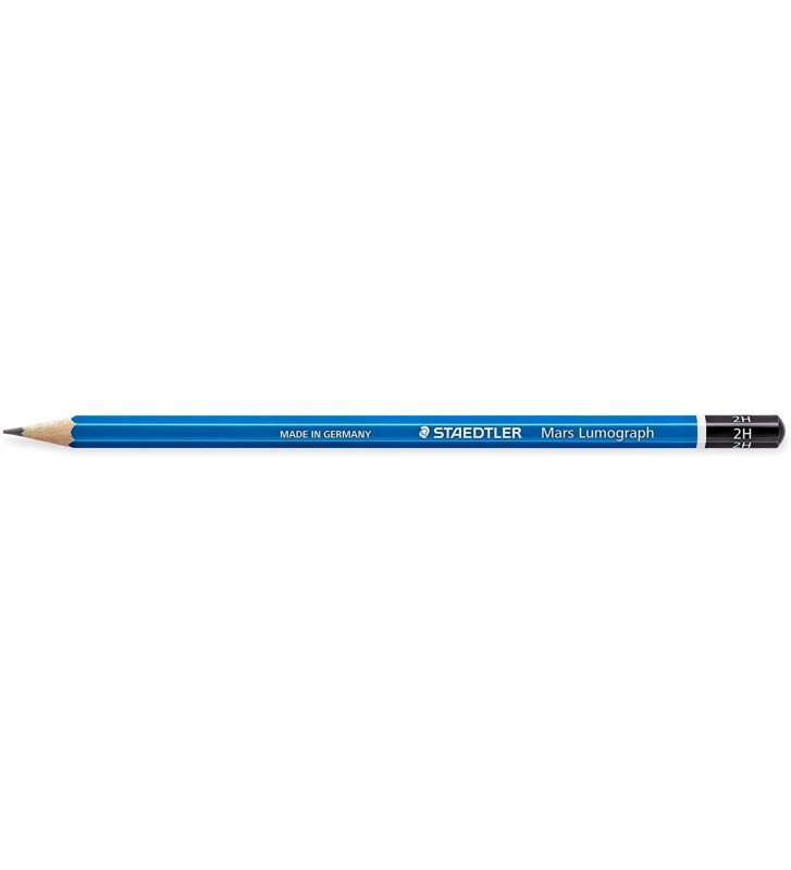 Crayon Papier Mars Lumograph 100 Mine 2 mm Bleu 2H