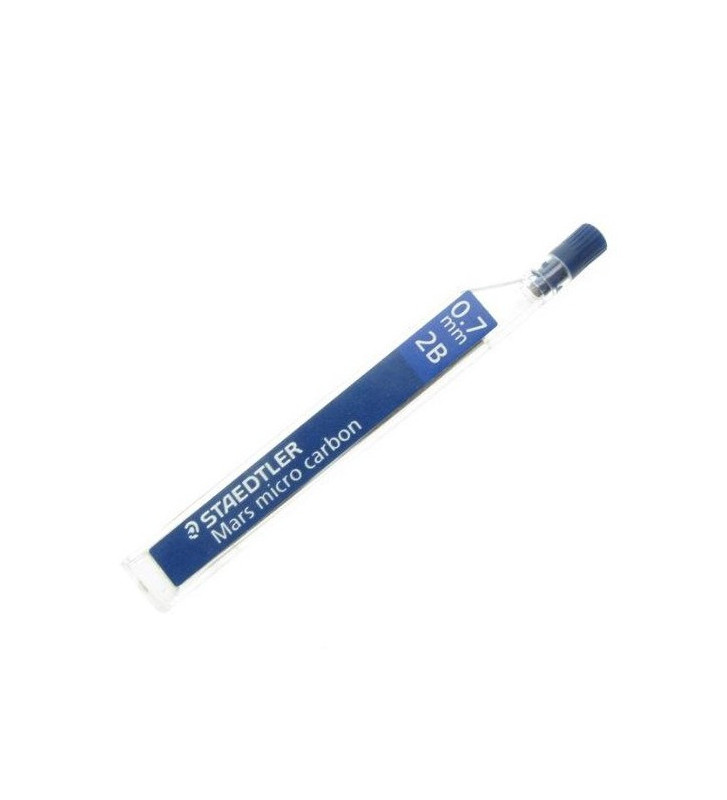 Etui de 12 mines Mars micro carbon 0,7 mm 2B