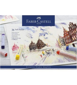 Etui de 36 Crayons pastels STUDIO QUALITY Assortis