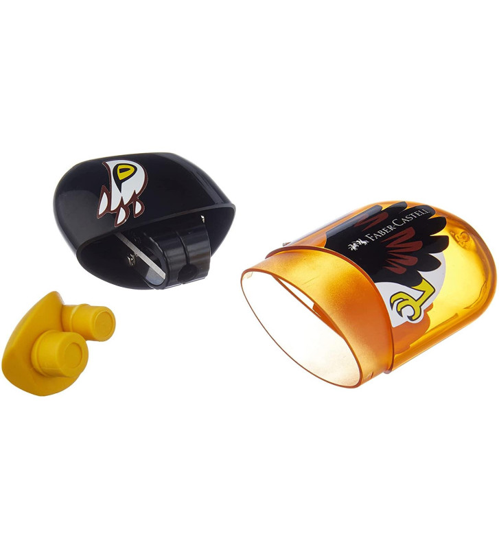 Taille crayon 2 trous Design Aigle avec gomme intégrée
